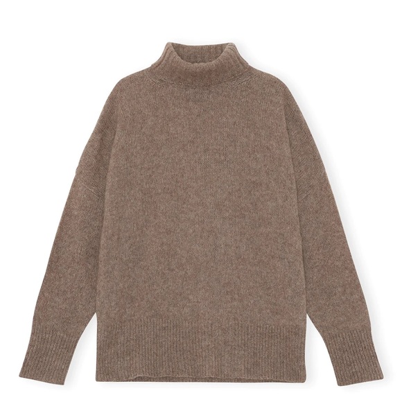 Care By Me Hanne Turtleneck Luxury Cashmere Silk Blend Sweater - Picture 2 of 16